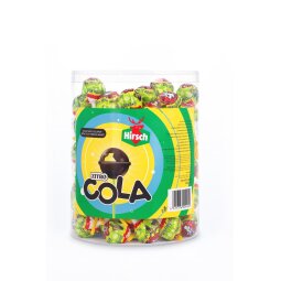 Hirsch Zitro Cola Lolly, 100 stuks, pot van 1,2 kg