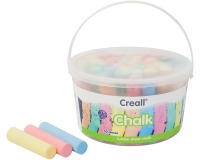 Havo stoepkrijt Chalk emmertje van 50 stuks