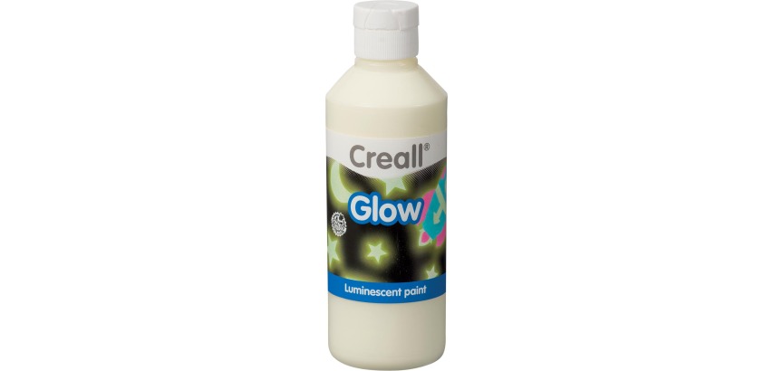 Gouache Creall Glow in the dark vert 250ml