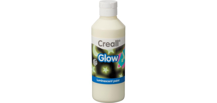Creall Glow in the Dark Gouache Grün 250ml