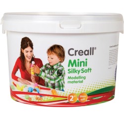 Creall pâte à modeler, pot de 1,10 kg en couleurs assorties
