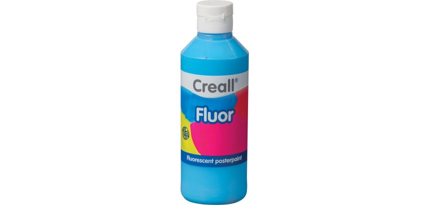 Gouache Creall Fluor 07 bleu 250ml