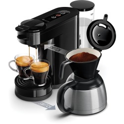 Philips Senseo Switch HD6592 - coffee machine - 1 bar - deep black