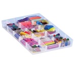Plateau de tri Really Useful pour boîte 4 et 9 litres 342x215x35mm transparent blanc