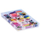 Inzettray Really Useful t.b.v. 4 en 9 liter 342x215x35 mm transparant wit