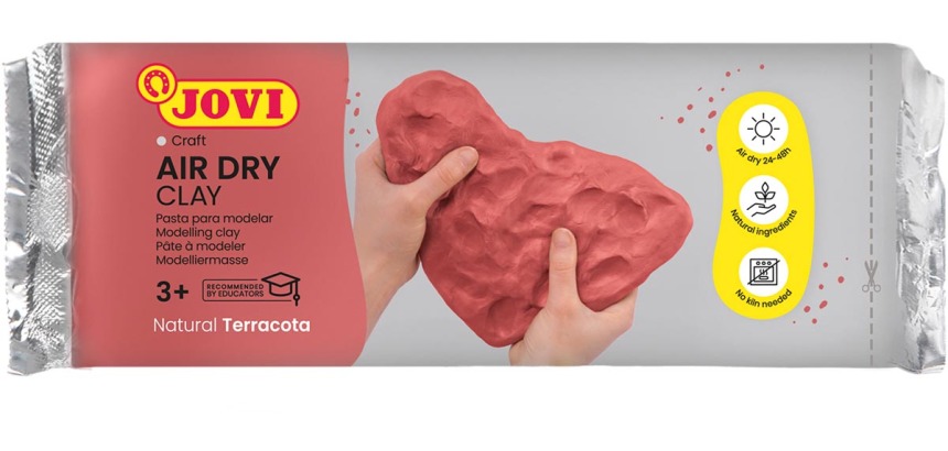 Jovi boetseerpasta terracotta, pak van 500 g