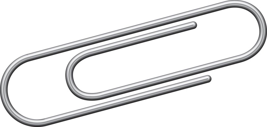 Kangaro trombones, 25 mm, ronds, galvanisés, boîte de 100 pièces.