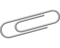 Kangaro trombones 30 mm ronds galvanisés, boîte de 1000 pièces.