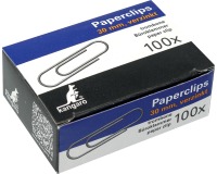 Kangaro papierklemmen 30 mm rond verzinkt, doos 100 stuks