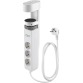 IOIO douille SL3000 avec 3 prises et 3 ports USB, pince de table, blanc