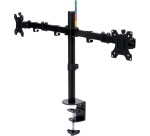 Kensington SmartFit Ergo monitorarm, met uitschuifbare arm, dubbel, zwart