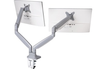 Kensington SmartFit one-touch verstelbare monitorarm, dubbel, grijs