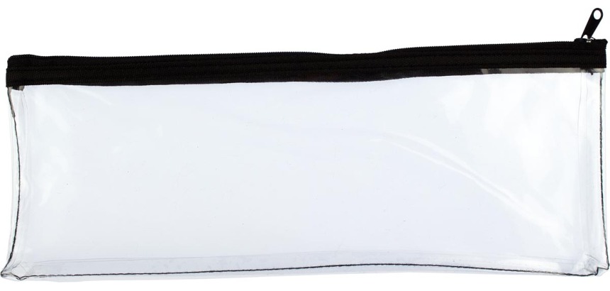 Kangaroo pencil case, transparent, size 12.5 x 33 cm
