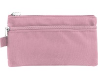 Kangaro pennenzak, plat, 21 x 11 cm, pastel roze