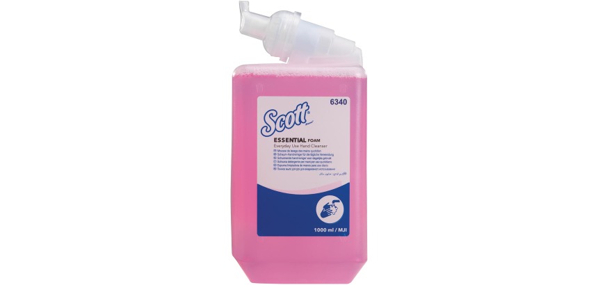 Kleenex savon mains, mousse, flacon de 1 litre