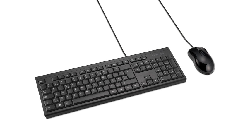 Clavier AZERTY + souris Kensington EQ KM100 filaire