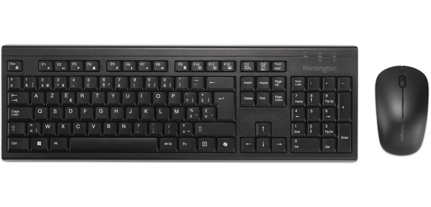 AZERTY-Tastatur + Kensington EX KM270 wiederaufladbare Maus