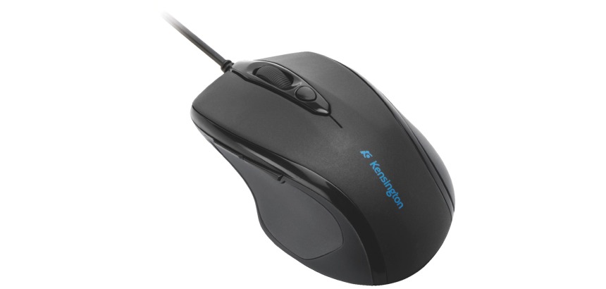 Kensington Pro Fit mid-size wired mouse, black