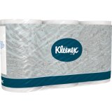 Kleenex papier toilette, 3 plis, 350 feuilles, paquet de 6 rouleaux