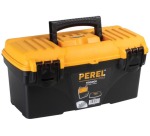 Perel gereedschapskoffer, ft 41 X 20,9 X 19,5 cm, 16,7 l, leeg geleverd, zwart/geel