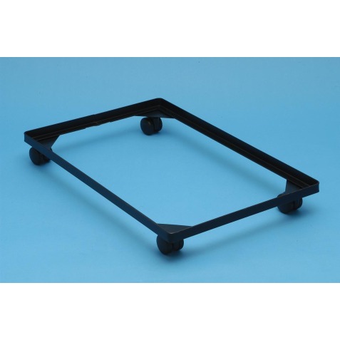 Really Useful Box accesoire cadre en acier, sur roulettes (diamètre: 4,5 mm) en PVC noir