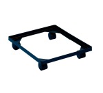 Really Useful Box accessoire onderstel met wieltjes (diameter: 4,5 mm), in zwarte PVC
