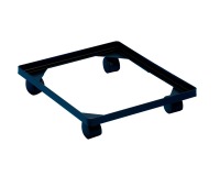 Really Useful Box accessoire onderstel met wieltjes (diameter: 4,5 mm), in zwarte PVC