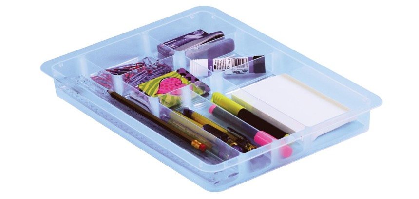 Really Useful Box, diviseur avec 8 compartements, pour 4 l ou 9 l, transparent