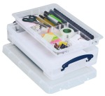 Really Useful Box, diviseur avec 8 compartements, pour 4 l ou 9 l, transparent