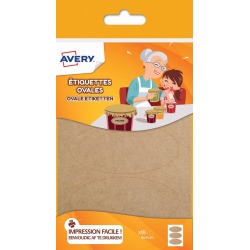 EN_AVERY ETIQUET OVALE KRAFT 18X