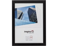 Hampton fotokader Oxford, in 2 cm MDF, zwart, A4