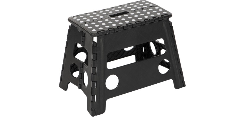 Foldable Step Ladder Uppy XL, Black