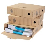 Loeff's boîtes à archives Box Filing 345x250x80 mm, emballage de 50 pièces