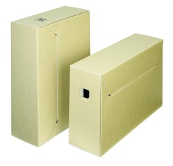 Loeff's boîte à archives City box 30+, ft 390 x 260 x 115 mm, brun/blanc, paquet 50 pcs