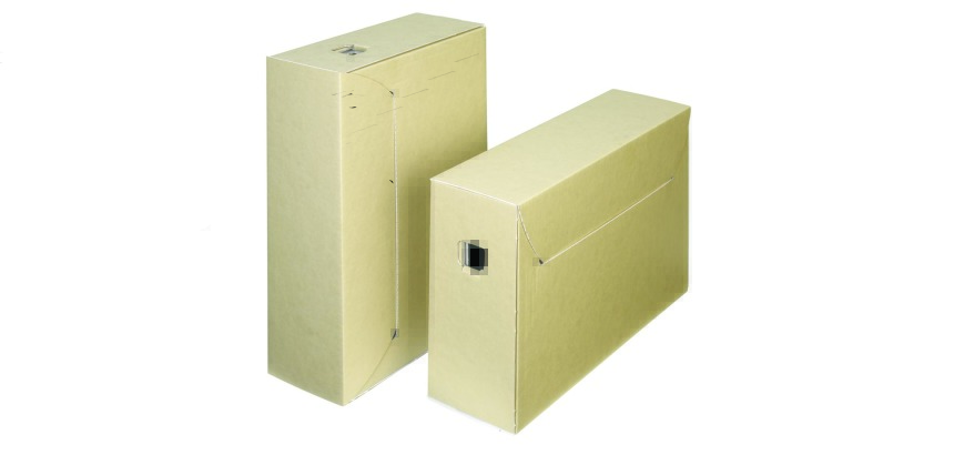 Loeff's boîte à archives City box 30+, ft 390 x 260 x 115 mm, brun/blanc, paquet 50 pcs