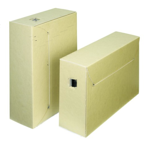 Loeff's boîte à archives City box 30+, ft 390 x 260 x 115 mm, brun/blanc, paquet 50 pcs