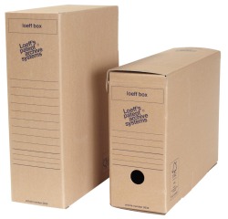 Loeff's box, 37 x 26 x 11,5 cm, brun, paquet de 50 pièces
