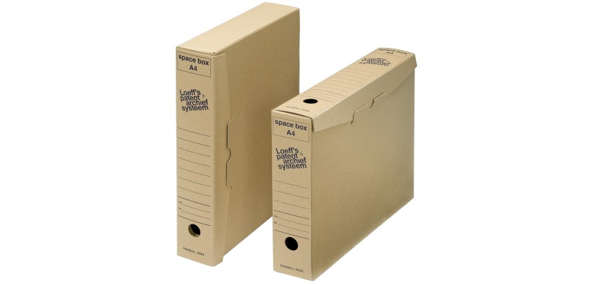 Loeff's archive boxes Space box 320 x 240 x 60 mm, pack of 50 pieces