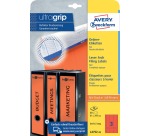Avery Zweckform L4752-20 labels for lever arch files ft 29.7 x 6.1 cm (w x h), 60 labels, red