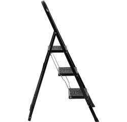 Escalo escabeau Color Step, 3 marches, noir