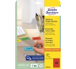 Avery Mini-etiketten rood