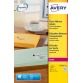 Avery L7551-25 étiquettes adresse ft 38,1 x 21,2 mm (b x h), 1.625 étiquettes, transparent
