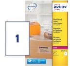 Avery L7567-25 shipping labels ft 210 x 297 mm (w x h), 25 labels, transparent