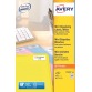 Avery L7656-100 étiquettes mini ft 46 x 11,1 mm (l x h), blanc, 8400 pièces