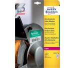 Avery L7911-10 ultraresistente Etiketten ft 45,7 x 21,2 mm (b x h), 480 Etiketten, weiß