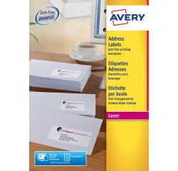 Etiket Avery L7159-40 63.5x33.9mm wit 960stuks