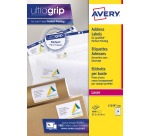 Etiquette Avery L7159-250 63,5x33,9mm blanc 6000 pièces