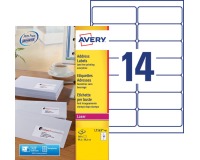 Etiquette Avery L7163-40 99,1x38,1mm blanc 560 pièces