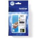 Brother inktcartridge,  200 pagina's, OEM LC-421VAL, 4 kleuren