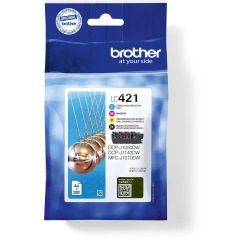 Brother inktcartridge,  200 pagina's, OEM LC-421VAL, 4 kleuren